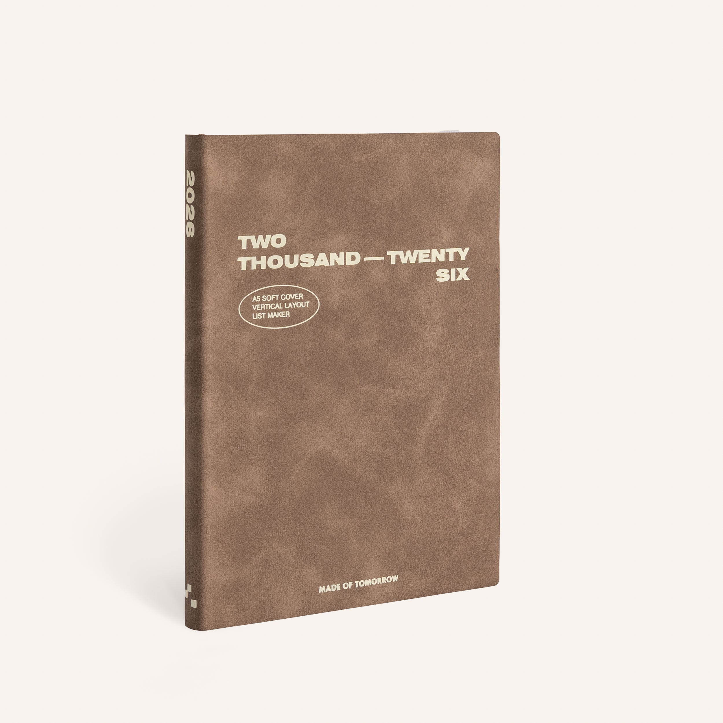 2026 A5 Vertical Weekly Diary - Faux Leather