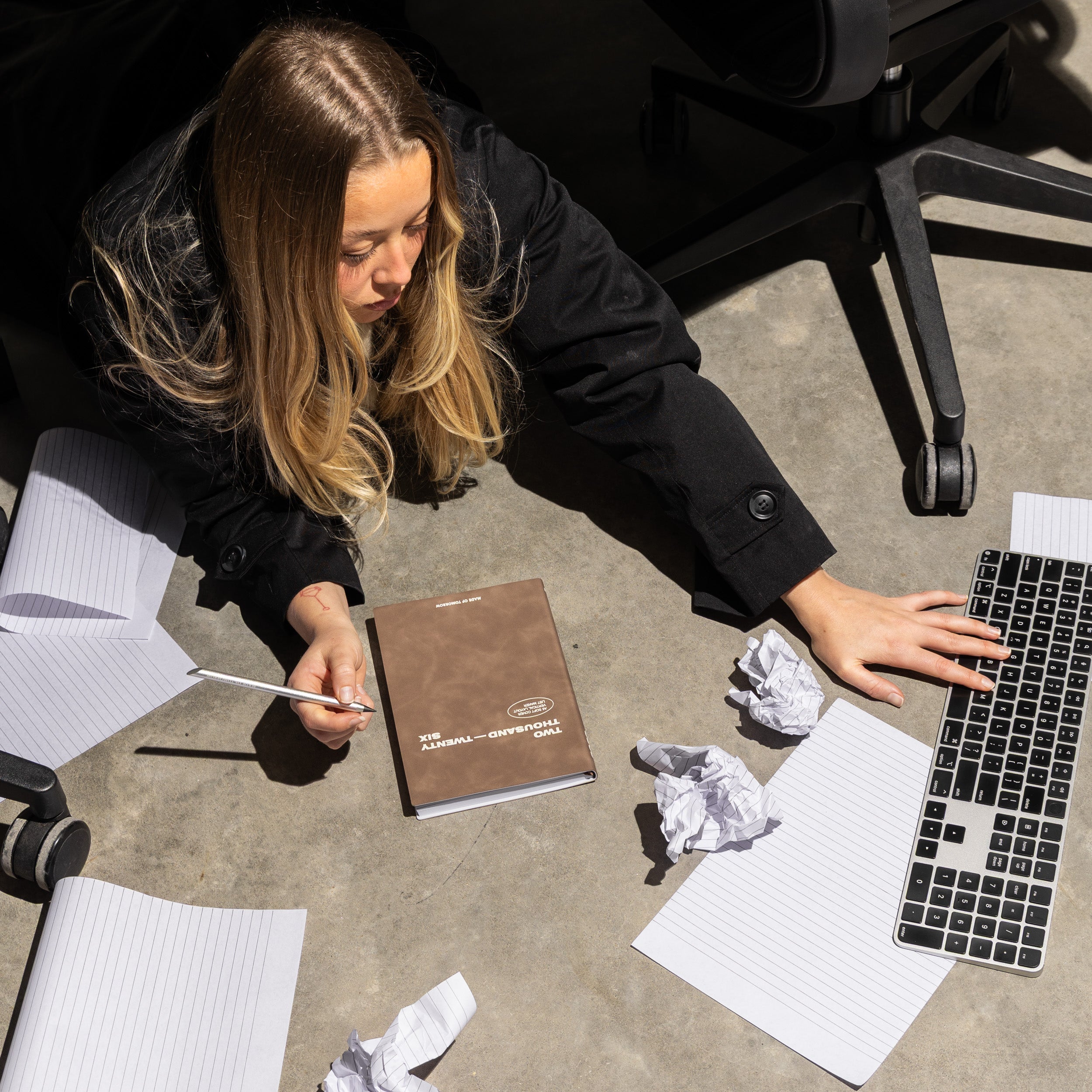 2026 A5 Vertical Weekly Diary - Faux Leather