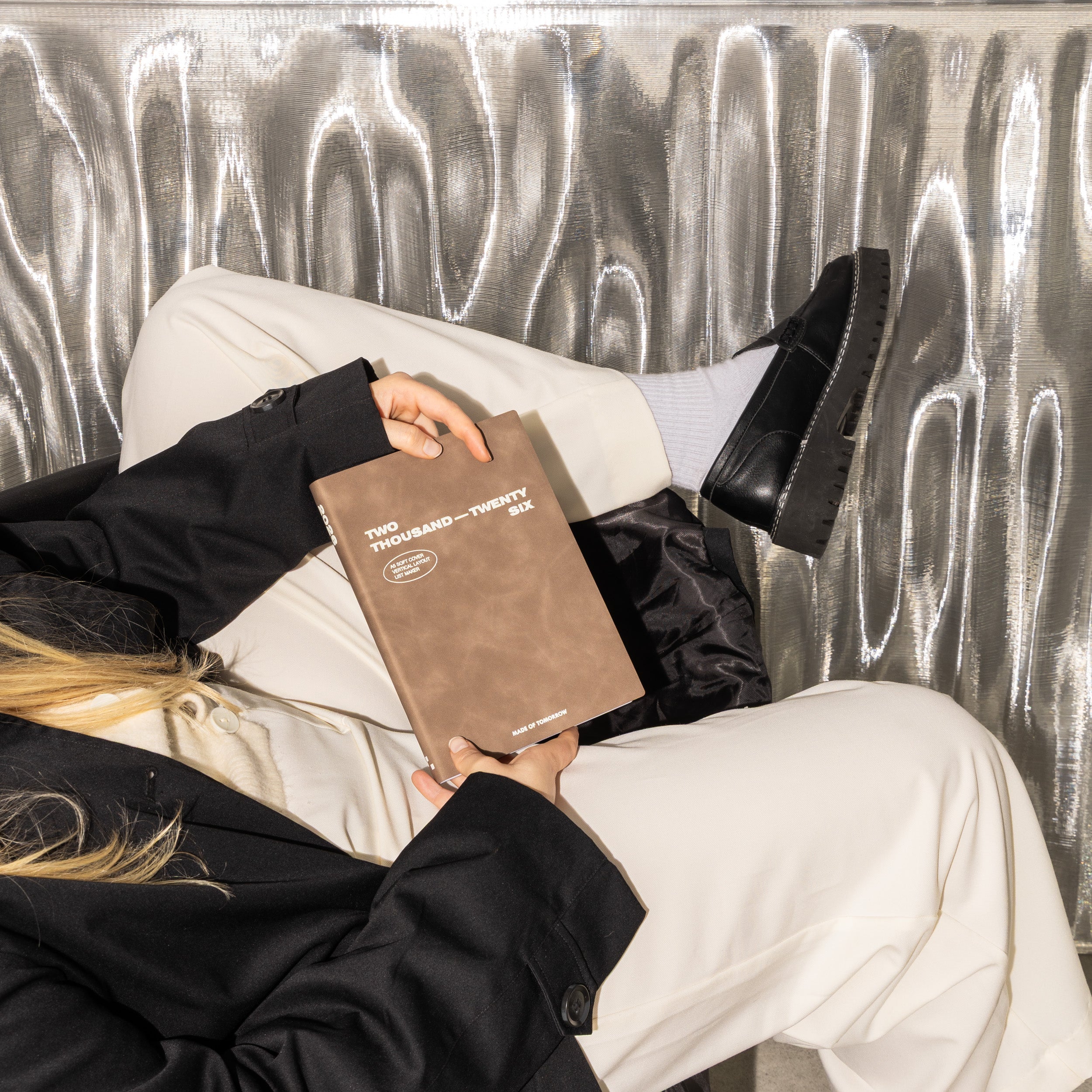 2026 A5 Vertical Weekly Diary - Faux Leather