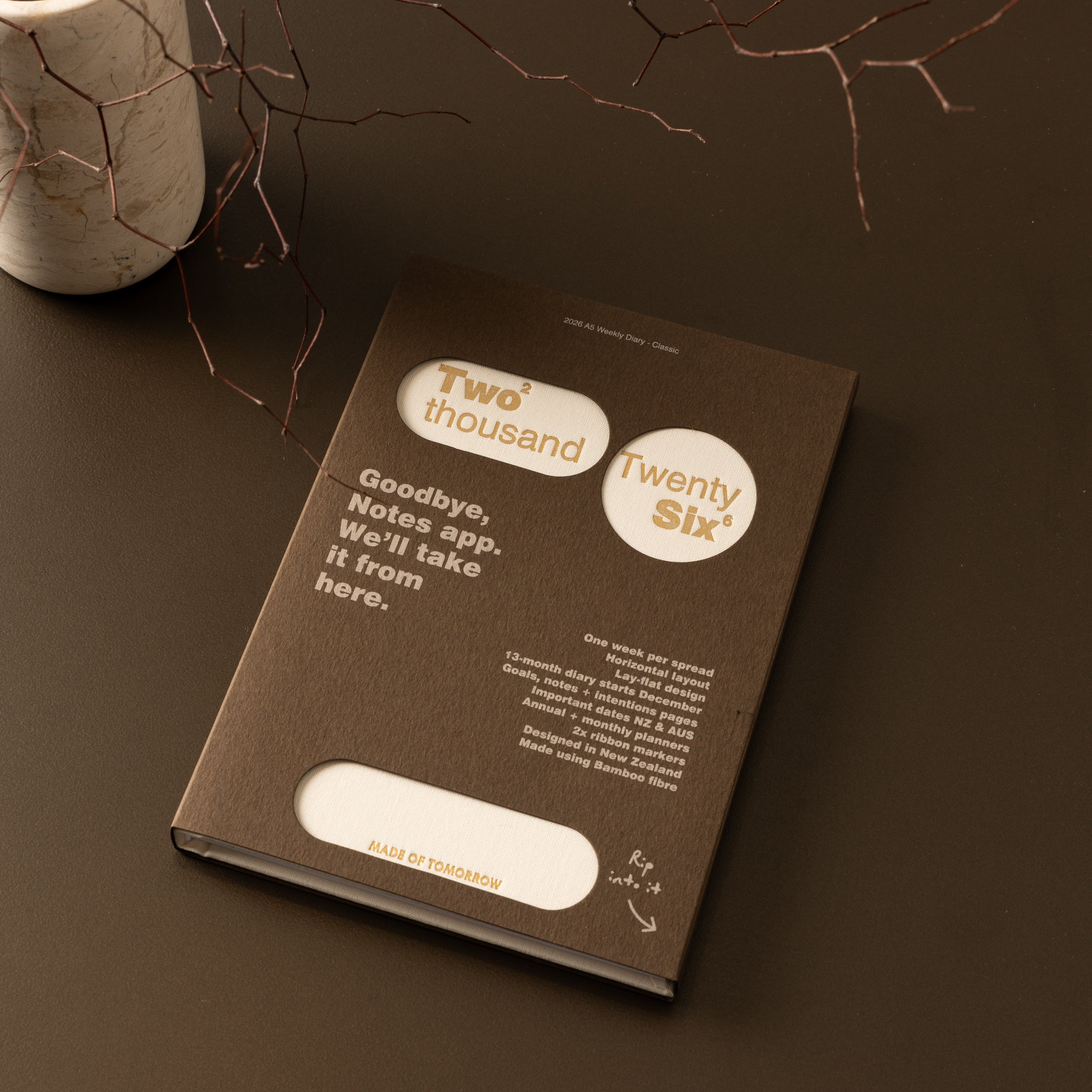 2026 A5 Weekly Diary - Classic