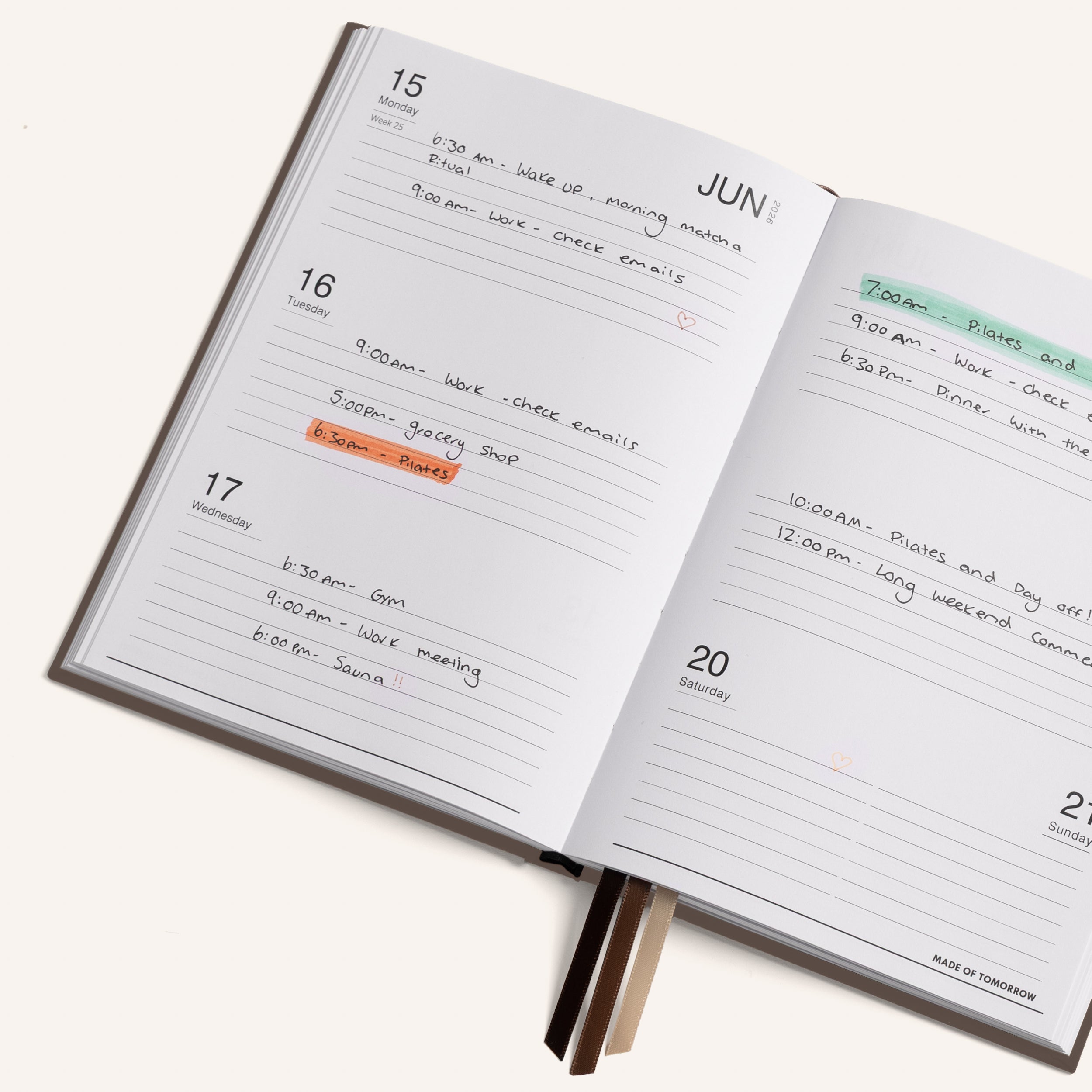 2026 A5 Weekly Diary - Classic