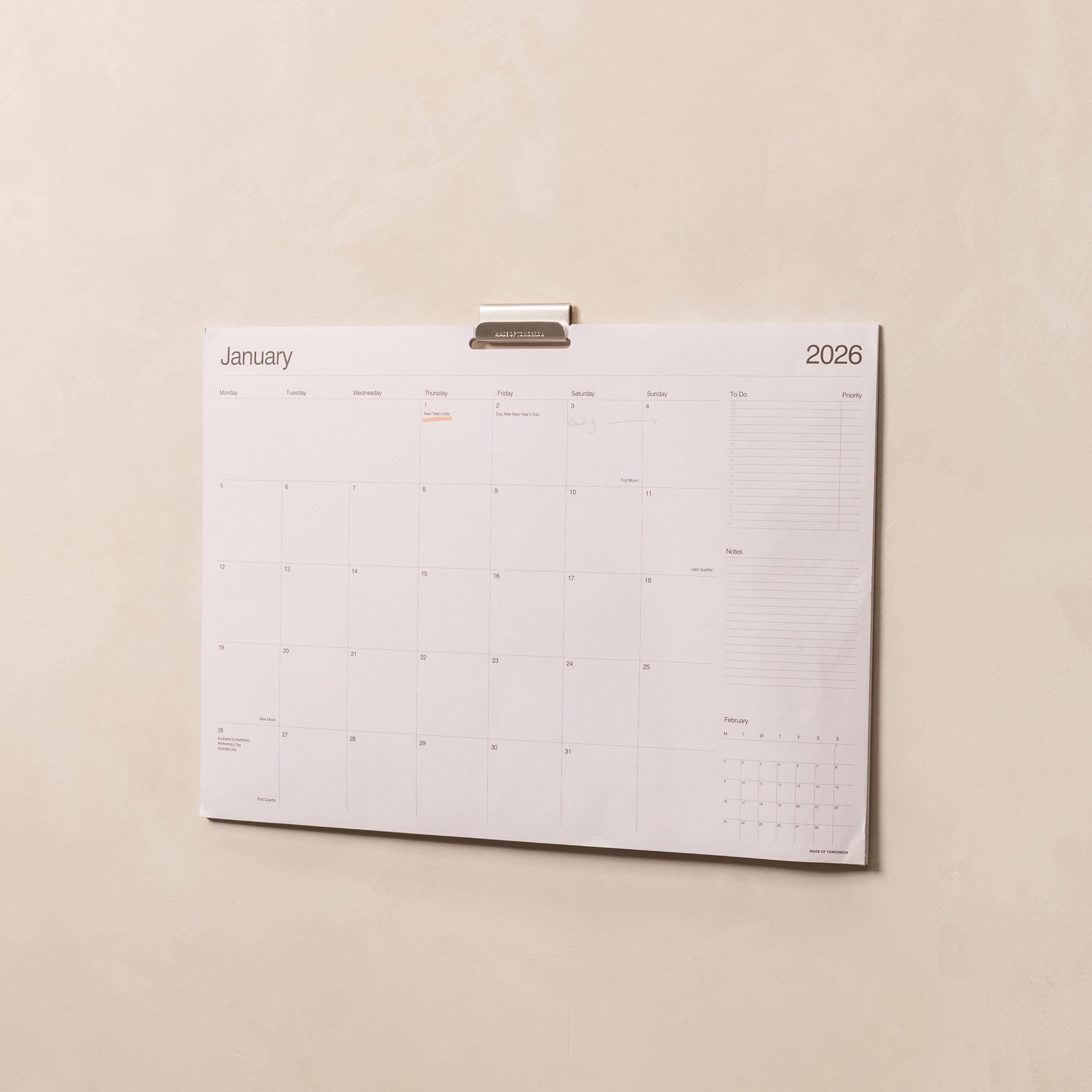 2026 Monthly Planner