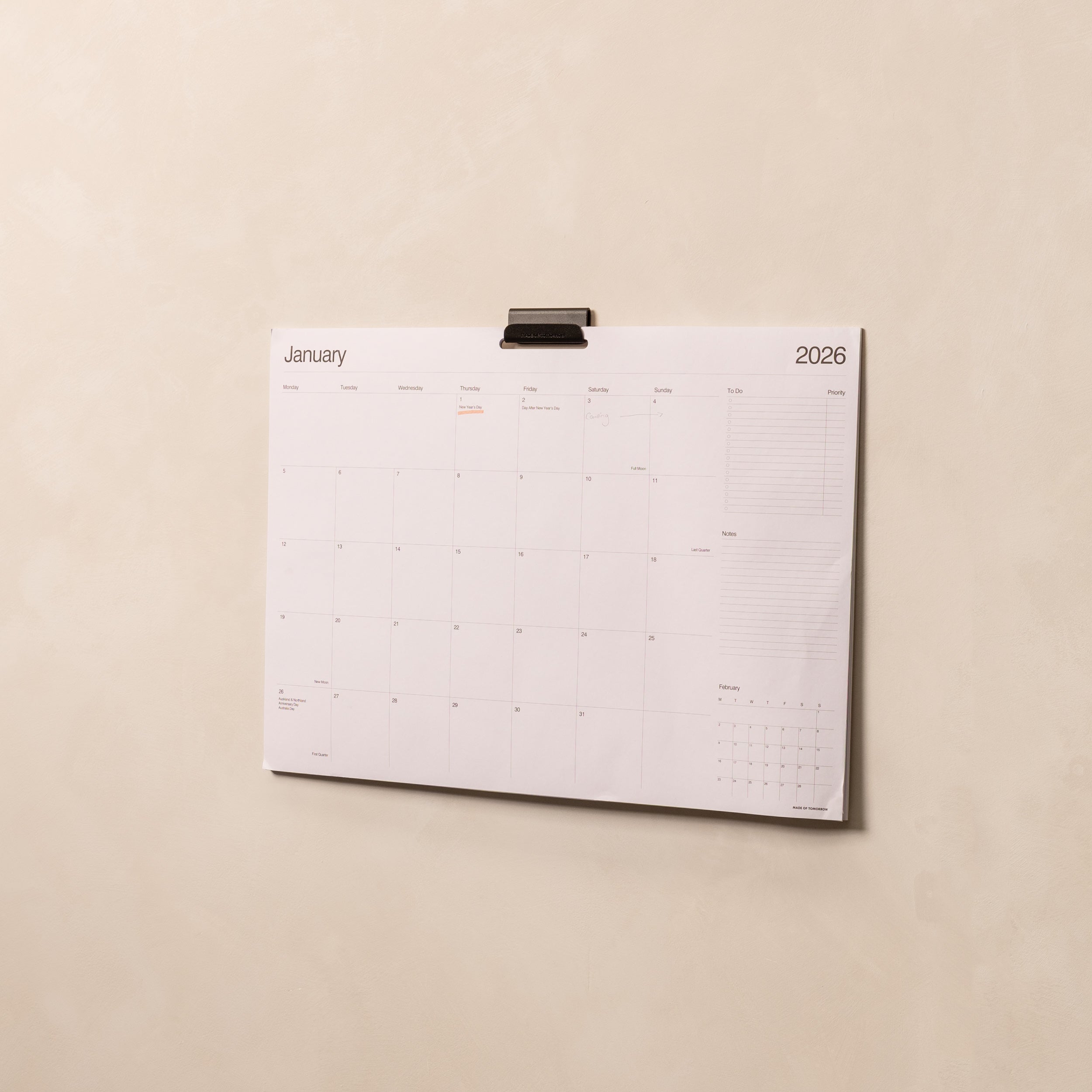 2026 Monthly Planner