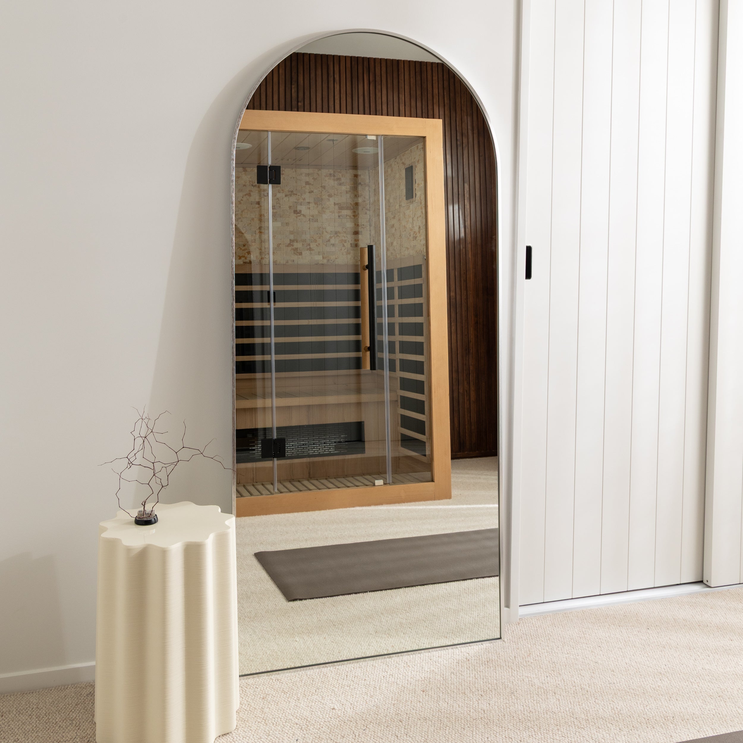 Framed Arch Full Length Mirror