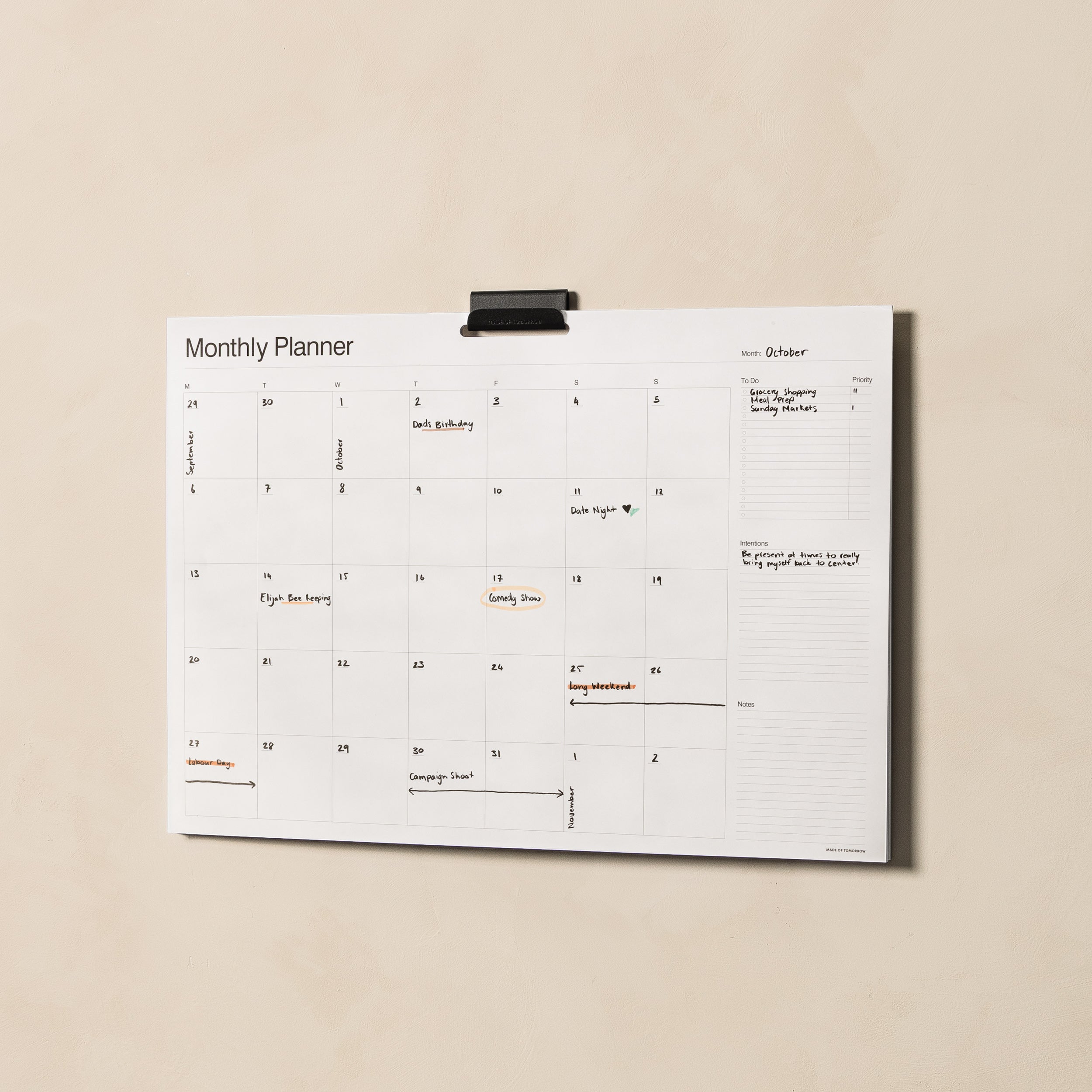 Monthly Planner